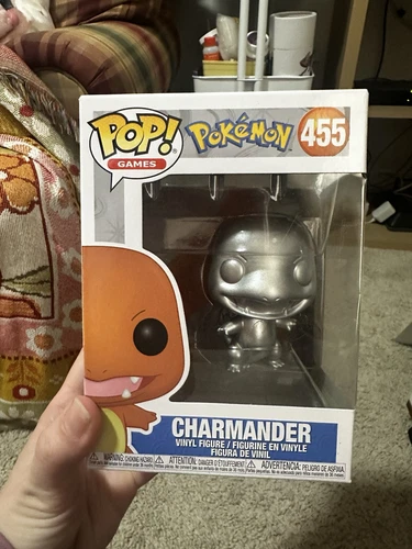 Funko Pop! Vinyl: Pokémon - Charmander (Silver) (Metallic) #455
