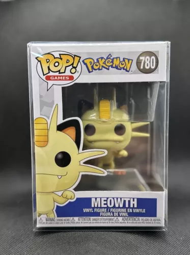 Funko Pop! Vinyl: Pokémon - Meowth #780 W/ Protector