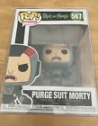 Funko Pop Vinyl Purge Suit Morty #567 Free Pop Protector
