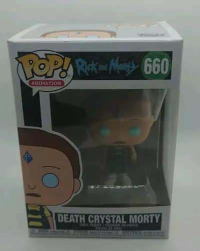 Funko Pop! Vinyl Rick and Morty Death Crystal Morty Animation #660 *SC*