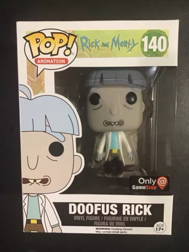 Funko Pop! Vinyl: Rick and Morty - Rick Sanchez (Doofus) - #140 -GameStop