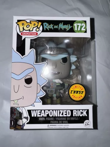 Funko Pop! Vinyl: Rick and Morty - Rick Sanchez (Weaponized) (Chase) #172