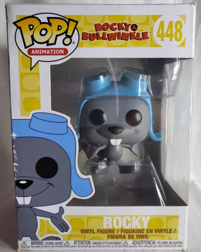 Funko Pop! Vinyl: Rocky & Bullwinkle - Rocky the Flying Squirrel #448 *Damaged*