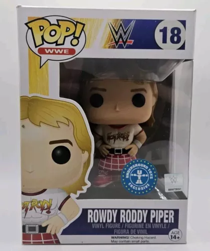 Funko Pop! Vinyl ROWDY RODDY PIPER #18 Underground Toys Exclusive WWE Wrestling