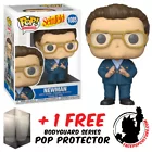 FUNKO POP VINYL SEINFELD NEWMAN THE MAILMAN #1085 VINYL FIGURE + POP PROTECTOR