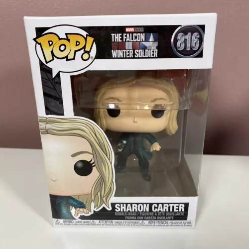 Funko Pop Vinyl Sharon Carter #816 Marvel Falcon And The Winter Soldier - New