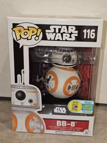 Funko Pop Vinyl Star Wars #116 - BB-8 (Thumbs Up) - 2016 SDCC Exclusive