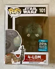 FUNKO POP! VINYL: STAR WARS 4-LOM #101 2016 GALACTIC CONVENTION EXCLUSIVE W/CASE