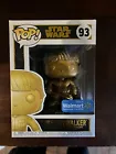 Funko Pop! Vinyl: Star Wars Gold Luke Skywalker #93 Walmart Exclusive New!