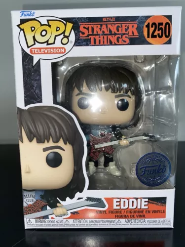 Funko Pop Vinyl Stranger Things Eddie Special Edition 1250