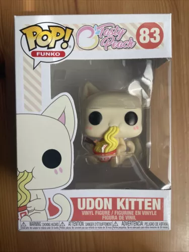 Funko Pop! Vinyl Tasty Peach - Udon Kitten #83  Cute, Udon Noodles