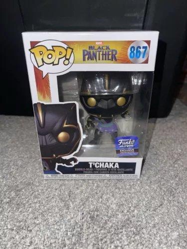 Funko Pop! Vinyl: T'Chaka - Funko Hollywood Store (Exclusive) #867 W/PROTECTOR