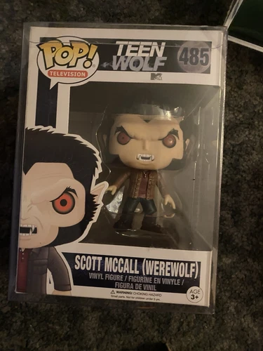 Funko Pop! Vinyl: Teen Wolf - Scott McCall (Werewolf) #485 W/protector