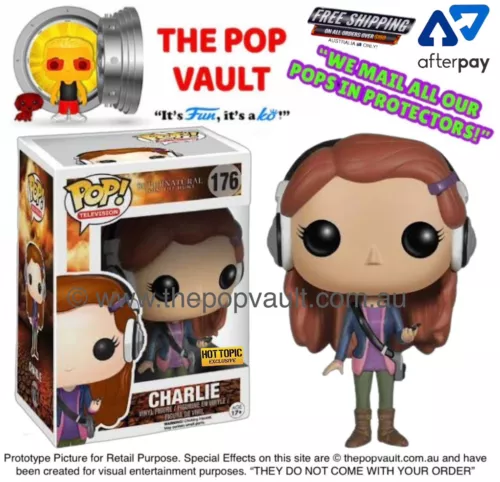 FUNKO POP VINYL TELEVISION SUPERNATURAL #176 CHARLIE BNIB + PROTECTOR