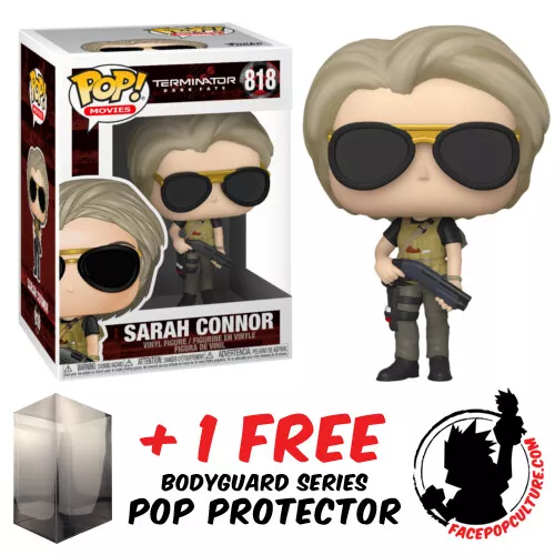 FUNKO POP VINYL TERMINATOR DARK FATE SARAH CONNOR #818 + FREE POP PROTECTOR