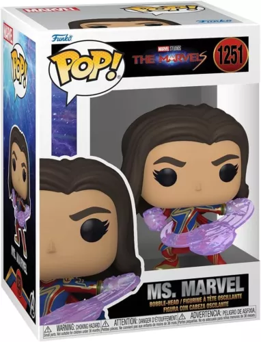 Funko POP! Vinyl: The Marvels - Ms. Marvel 1251 - Collectable Vinyl Figure