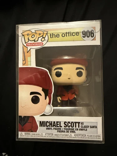 Funko Pop! Vinyl: The Office - Michael Scott as Classy Santa #906 With Protector