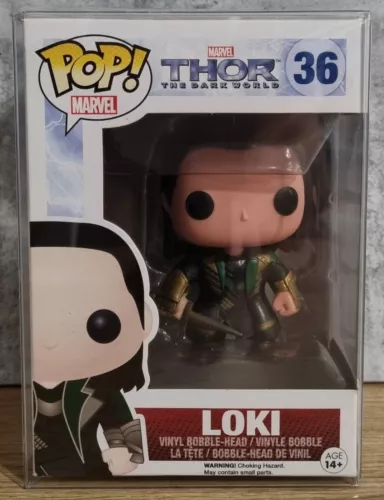 Funko Pop Vinyl - Thor The Dark World - Loki #36 + Protector
