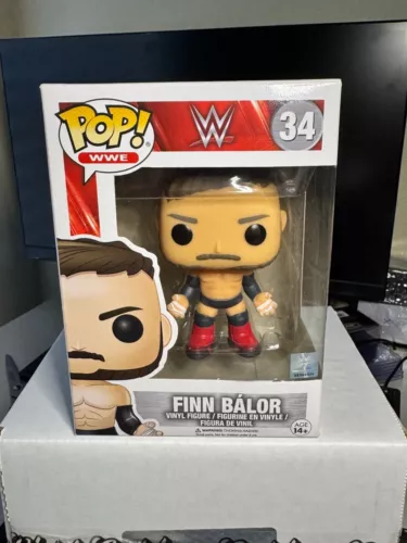 Funko Pop! Vinyl: WWE - Finn Balor - (Unmasked) #34 W/ Soft Protector