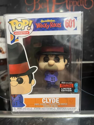 Funko Pop Wacky Races Clyde No 601 2019 Convention Edition + ATV Protector