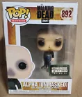 Funko Pop! Walking Dead Supply Drop Exclusive ALPHA UNMASKED #892 w/Protector