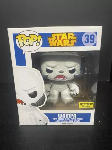 FUNKO POP ! WAMPA 39 HOT TOPIC EXCLUSIVE STAR WARS Z01 BOX NOT MINT