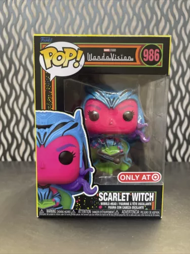 FUNKO POP! Wanda Vision Scarlet Witch Blacklight #986 Target FREE SHIPPING B16