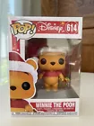 Funko POP Winnie the Pooh w/ Christmas Santa Hat #614 Disney Holidays Figure
