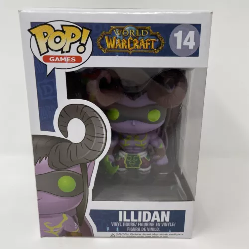 Funko Pop! World Of Warcraft Illidan 14 with Protector