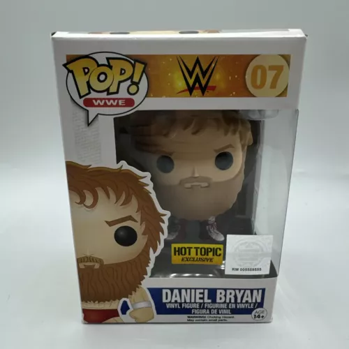 Funko Pop WWE Funko Daniel Bryan #7 Hot TOPIC Exclusive Figure - Red Variant