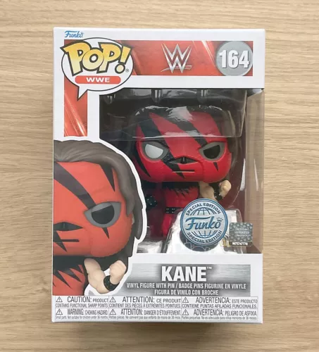 Funko Pop WWE Kane With Pin #164 + Free Protector
