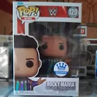 Funko Pop WWE Rocky Maivia Metallic #120 New Boxed Funko Exclusive