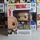 Funko Pop! WWE The Rock with Belt #91 25th Anniversary Exclusive And Protector