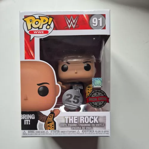 Funko Pop! WWE - The Rock with Championship Belt #91