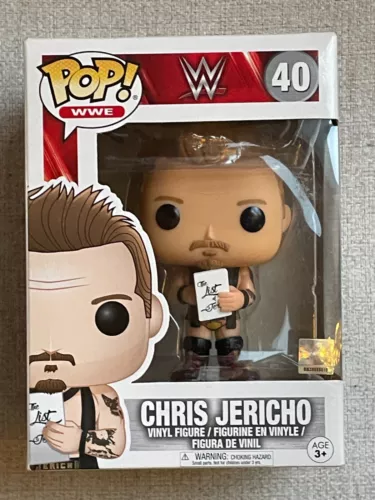 FUNKO POP! WWE WRESTLING CHRIS JERICHO #40 VINYL BOBBLEHEAD FIGURE NEW IN BOX