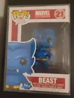 Funko POP! X-Men Beast Vinyl Figure #21 W/protector