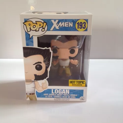Funko Pop X-men Logan 193 Brand New in Box Vinyl Figure Hot Topic Exclusive
