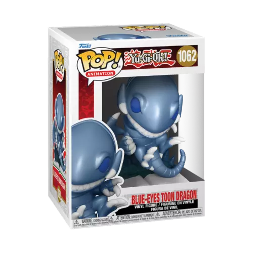 Funko Pop! Yu-Gi-Oh - Blue-Eyes Toon Dragon (Metallic) #1062