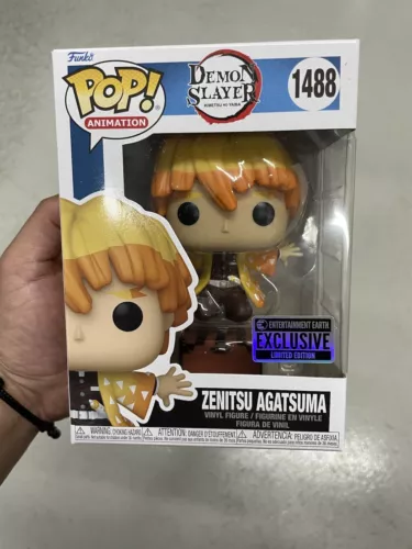 Funko Pop: Zenitsu Agatsuma Demon Slayer #1488 Entertainment Earth