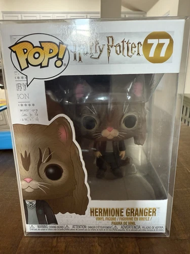 Funko Pop!Harry Potter Hermione Granger as Cat Vinyl Figure #77 w/ Box Protector