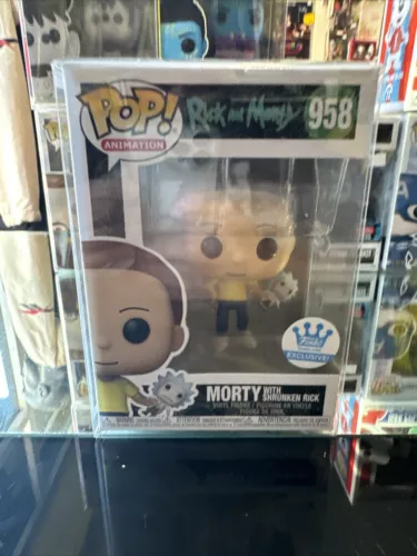 Funko Rick And Morty Pop Vinyl Morty With Shrunken Rick 958 Exclusive
