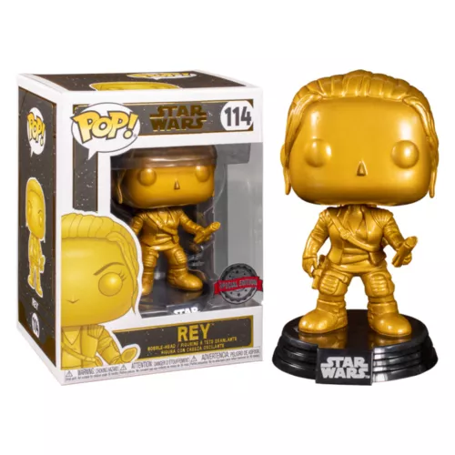 Funko Star Wars - Rey Metallic Gold Pop! Vinyl Figure 114