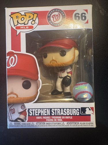 Funko Pop! MLB: Stephen Strasburg #66 Vinyl Figure- Washington Nationals Great!!