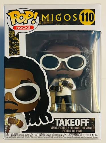 Funko Pop! Rocks Migos Takeoff #110 Common with POP Protector