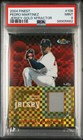 2004 TOPPS FINEST JERSEY GOLD X-FRACTOR #108 PEDRO MARTINEZ /139 Red Sox Pop 8