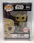 Funko Pop Star Wars C-3PO #64 Bobble Head Special Edition Figure Hard Protector
