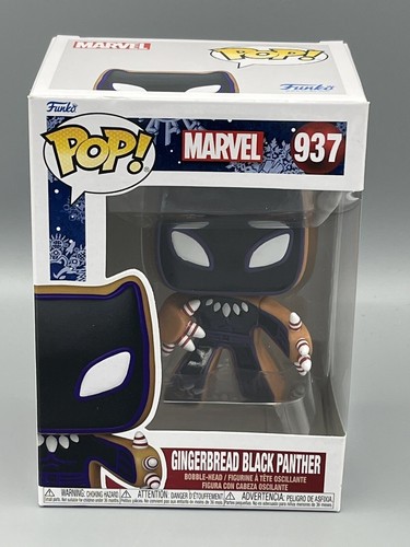 Funko POP! Marvel #937 Gingerbread Black Panther New In Box