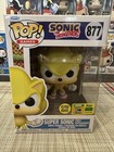 Funko POP Yellow Super Sonic GITD SDCC 2022 Con Sticker Official