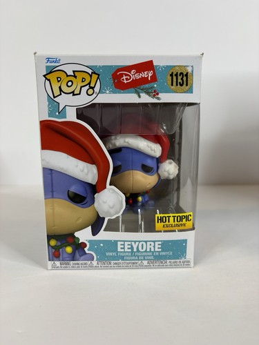Funko POP! Disney Eeyore With Christmas Lights #1131 Hot Topic Exclusive