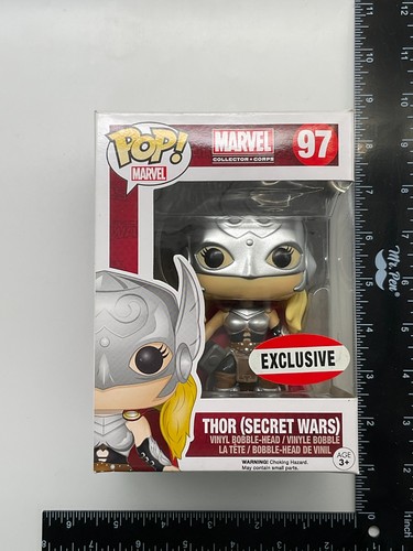 Funko Pop! Marvel: Collector Corps Exclusive Thor (Secret Wars) #97 -CN J4